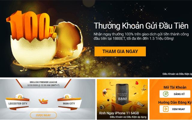 188bet - Nhà Cái Cá Cược Chất Lượng Hàng Đầu Hiện Nay 3 Nhiều ưu đãi hấp dẫn