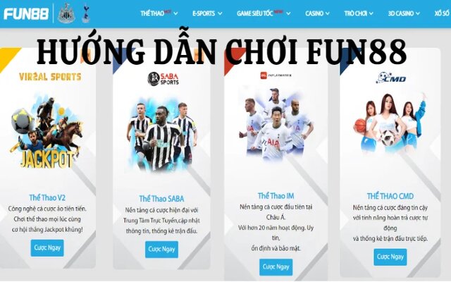 Fun88 - Nhà Cái Cá Cược Bóng Đá Trực Tuyến Hấp Dẫn Mọi Thời Đại 5 Trò chơi tại Fun88 được thiết kế bài bản và chỉn chu