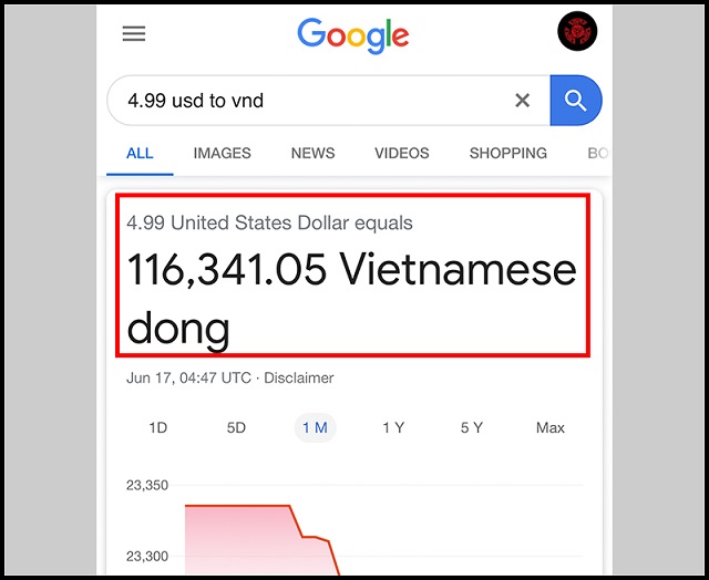                                    Công cụ quy đổi tiền vnd sang usd 