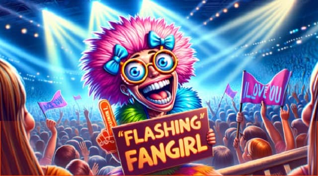                                Ý nghĩa thuật ngữ Flashing fangirl